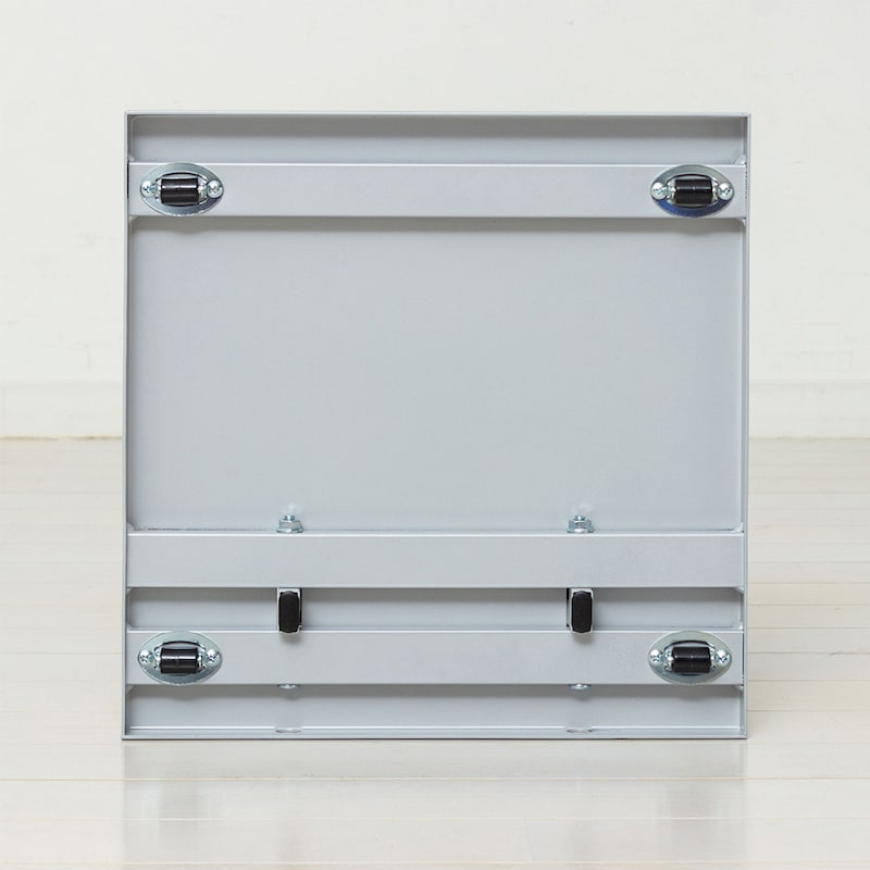 前後に動く隠しキャスター付き/グレー