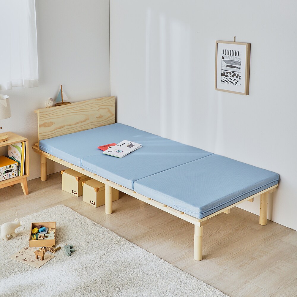 【ベルメゾン】カバーが洗えて通気性の良い折りたたみ薄型マットレス