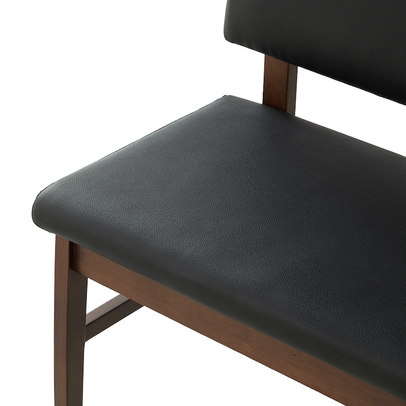 座面アップ/ダークブラウン×ブラック