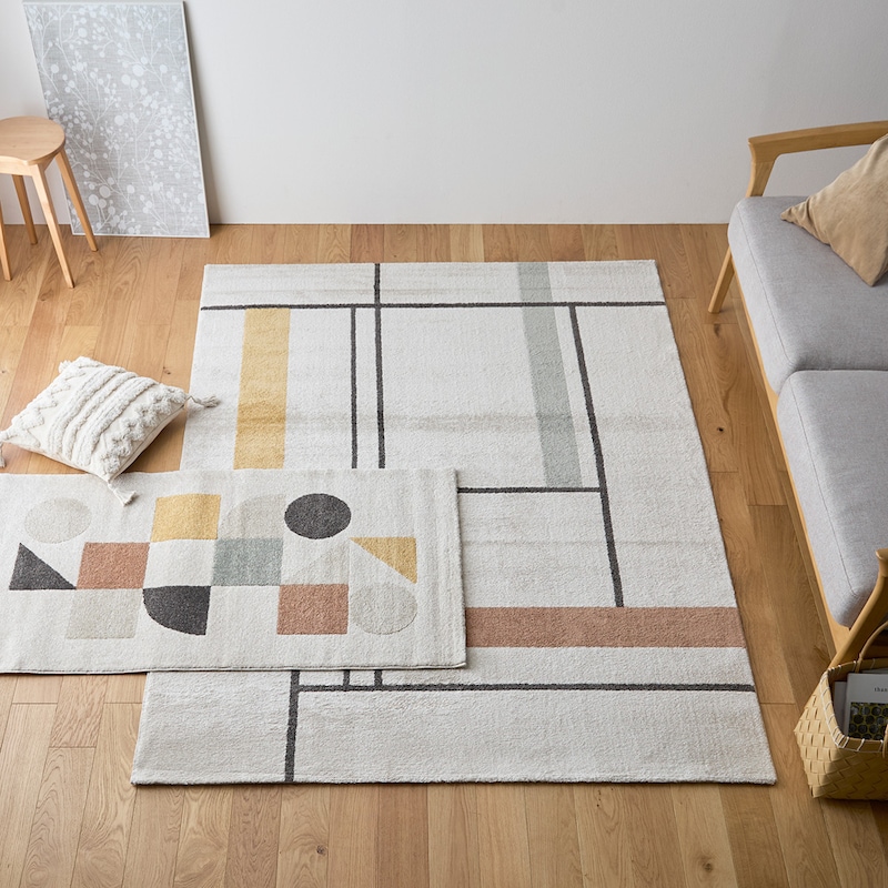 図形 80×140cm・ライン 190×240cm