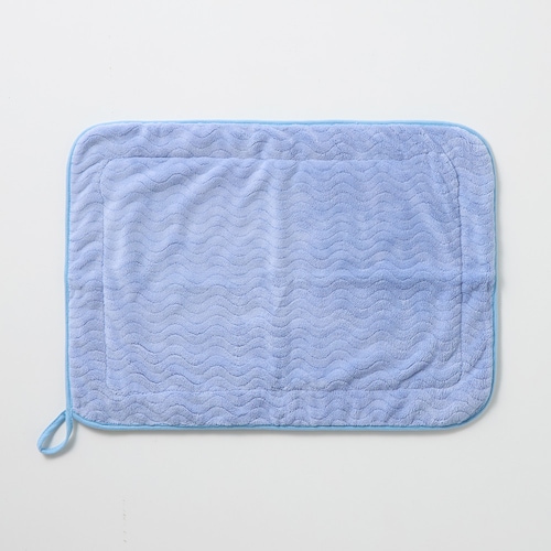 マイクロファイバー素材の吸水・抗菌防臭バスマット