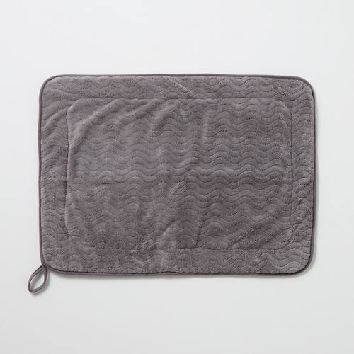 マイクロファイバー素材の吸水・抗菌防臭バスマット