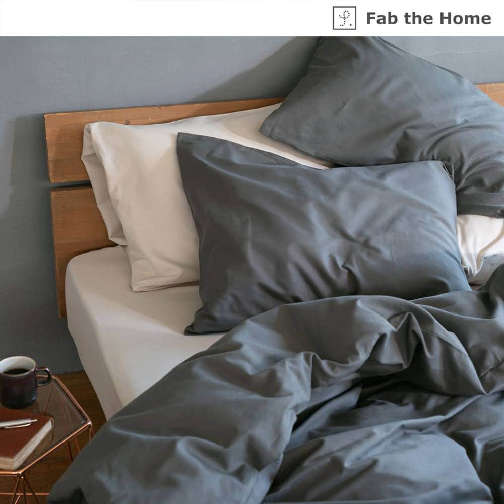 シンプル無地の綿ビエラ掛け布団カバー・枕カバー・ボックスシーツ