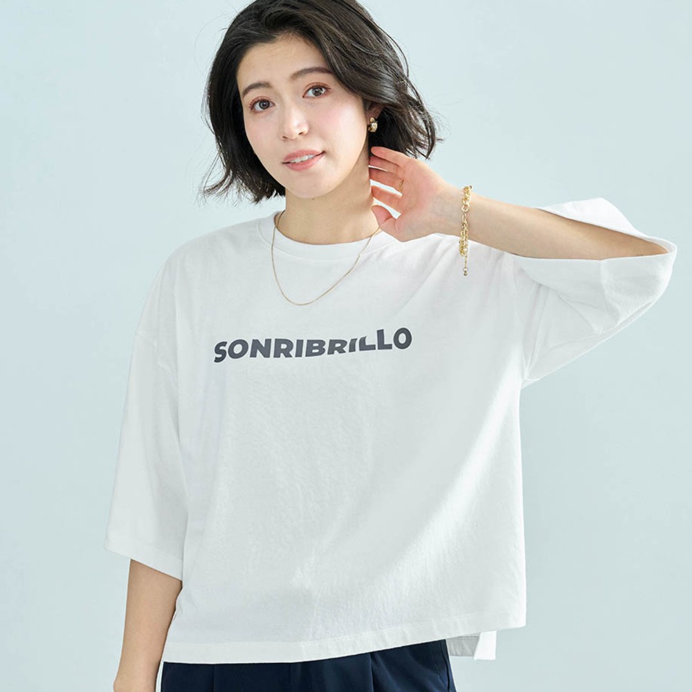 【イットマイセルフ/It myself】コットンロゴTシャツ
