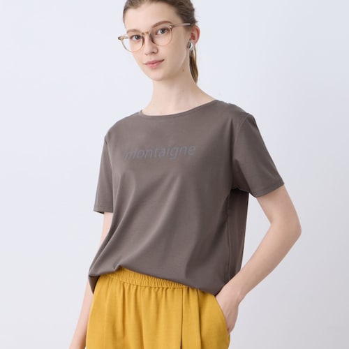 同色ロゴTシャツ【接触冷感】
