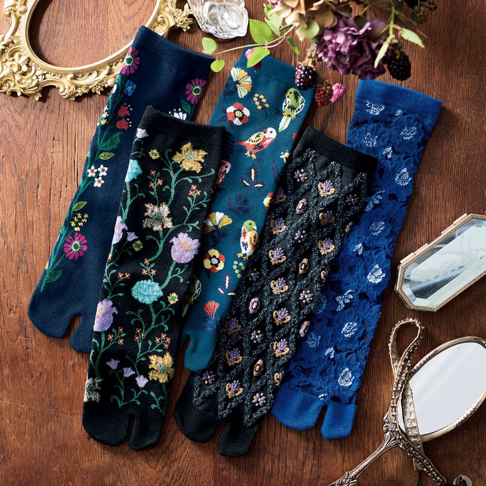 【ベルメゾン】おしゃれを楽しむtabi型ソックス