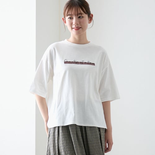 ラウンドロゴTシャツ