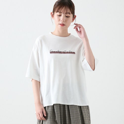 ラウンドロゴTシャツ