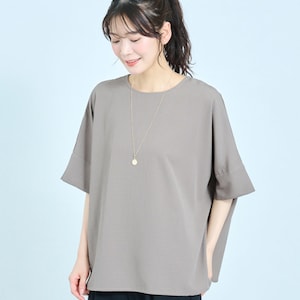 【ベルメゾン】サッカー前後2WAYブラウス