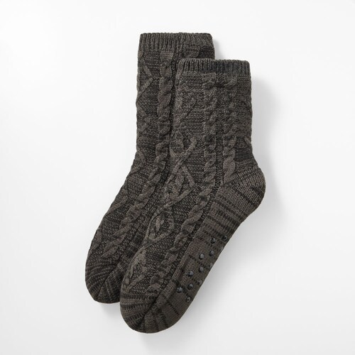 メンズ あったか極厚裏ボアルームソックス