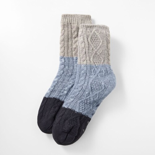 メンズ あったか極厚裏ボアルームソックス