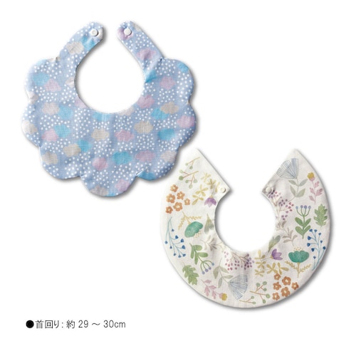 【クリアランス】【1回のみお届け】[もくもくスタイ＆まんまるスタイ] 印刷済み！手縫いで簡単ベビー小物手作りキット