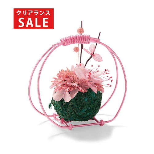 【クリアランス】【1回のみお届け】[ピンク] ワイヤーワークを楽しむフラワーアレンジ手作りキット