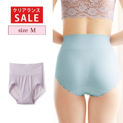 【クリアランス】【1回のみお届け】[ラベンダー][Mサイズ] ソフトフィット成型ショーツ