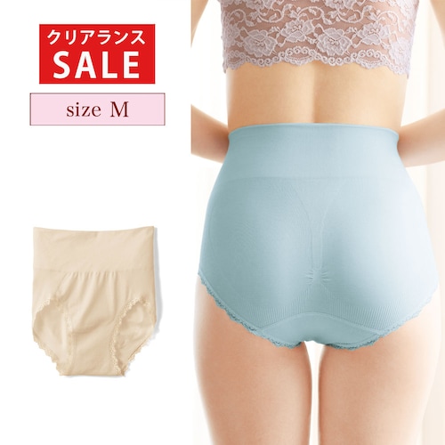【クリアランス】【1回のみお届け】[アイボリーベージュ][Mサイズ] ソフトフィット成型ショーツ