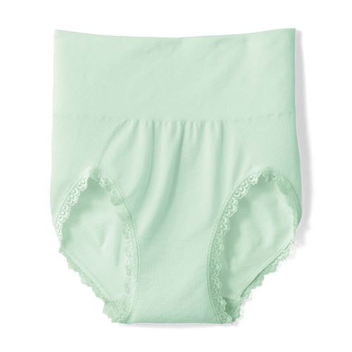 【クリアランス】【1回のみお届け】[ペールグリーン][Mサイズ] ソフトフィット成型ショーツ