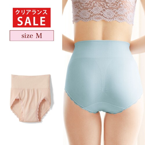 【クリアランス】【1回のみお届け】[ベージュ][Mサイズ] ソフトフィット成型ショーツ