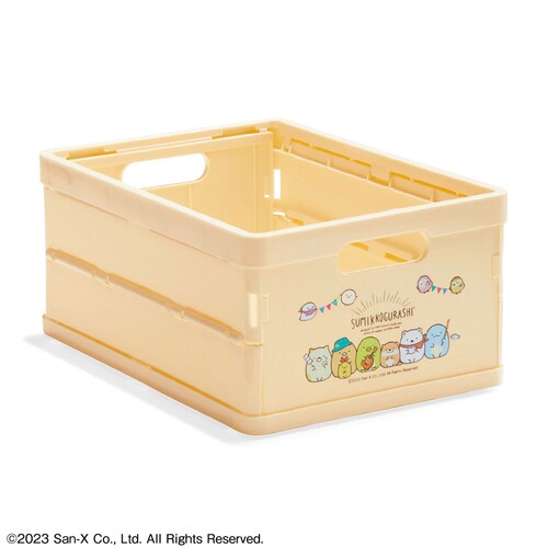 【クリアランス】【1回のみお届け】[かわうそとすみっコキャンプ] 「すみっコぐらし」小さな折りたたみコンテナ