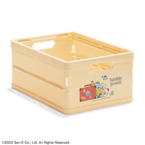 【クリアランス】【1回のみお届け】[おへやのすみでたびきぶん] 「すみっコぐらし」小さな折りたたみコンテナ
