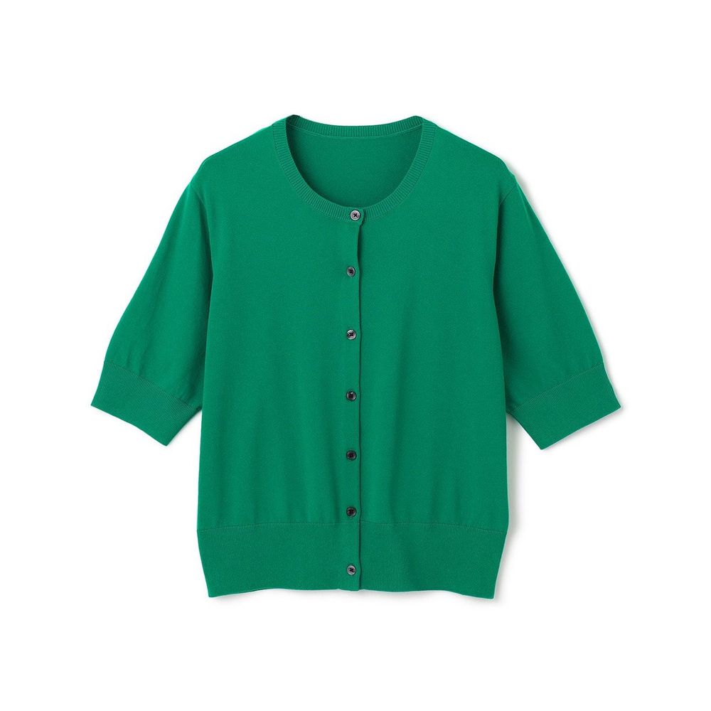 【オンワード樫山】【UNFILO/アンフィーロ】 スゴ機能美 ハーフスリーブカーディガン