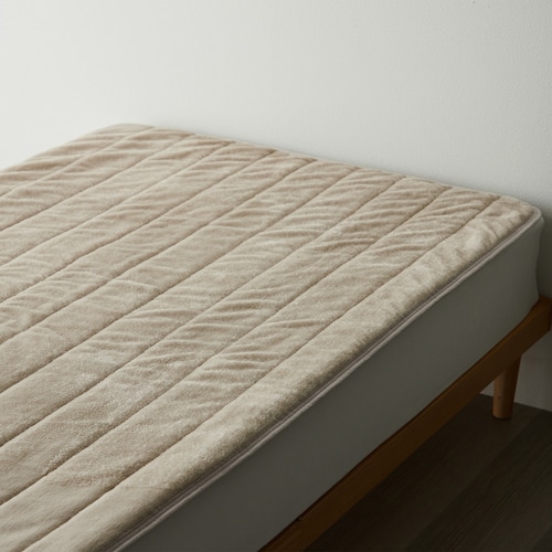 マイクロファイバーの置くだけ敷きパッド ＜シングル＞