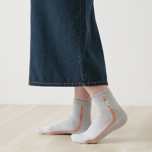 2足組クルー丈パイルソックス「ムーミン」