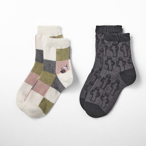 2足組クルー丈ソックス「ムーミン」