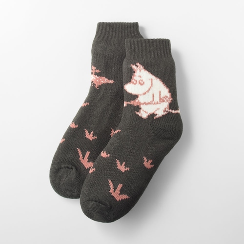 ボア二重編みソックス「ムーミン」