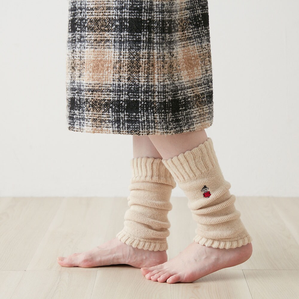 【ムーミン/MOOMIN】ウール混レッグウォーマー「ムーミン」