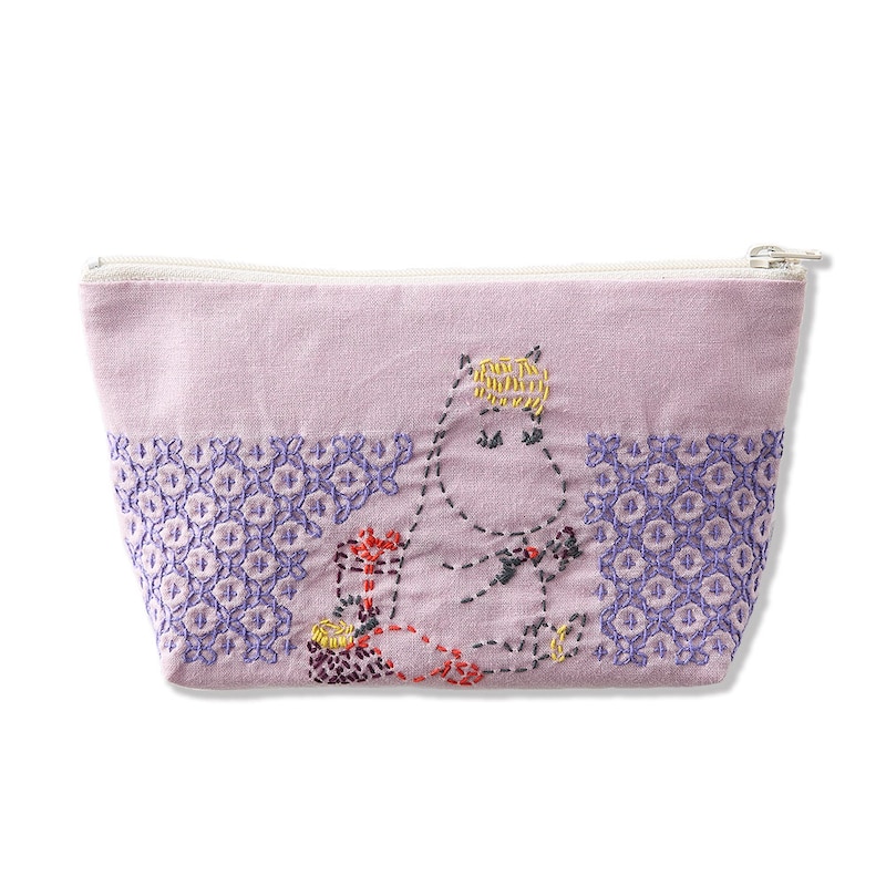 ポーチ スノークのおじょうさん●11×18×4(マチ)cm