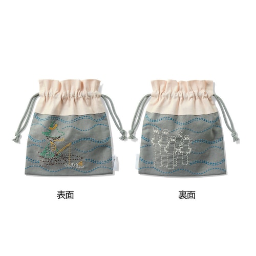 ムーミンで描く刺し子こもの手作りキット