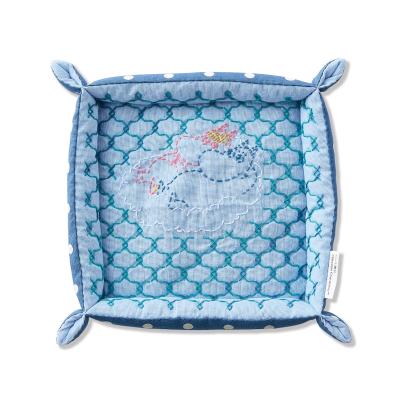 トレイ ムーミン＆スノークのおじょうさん●約18.5×18.5×3(高さ)cm