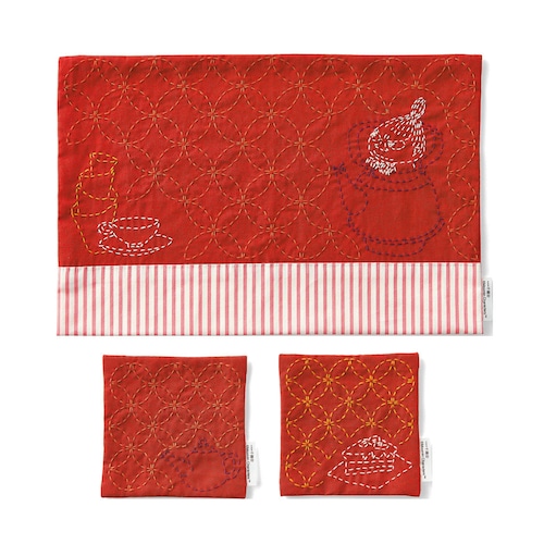 ムーミンで描く刺し子こもの手作りキット