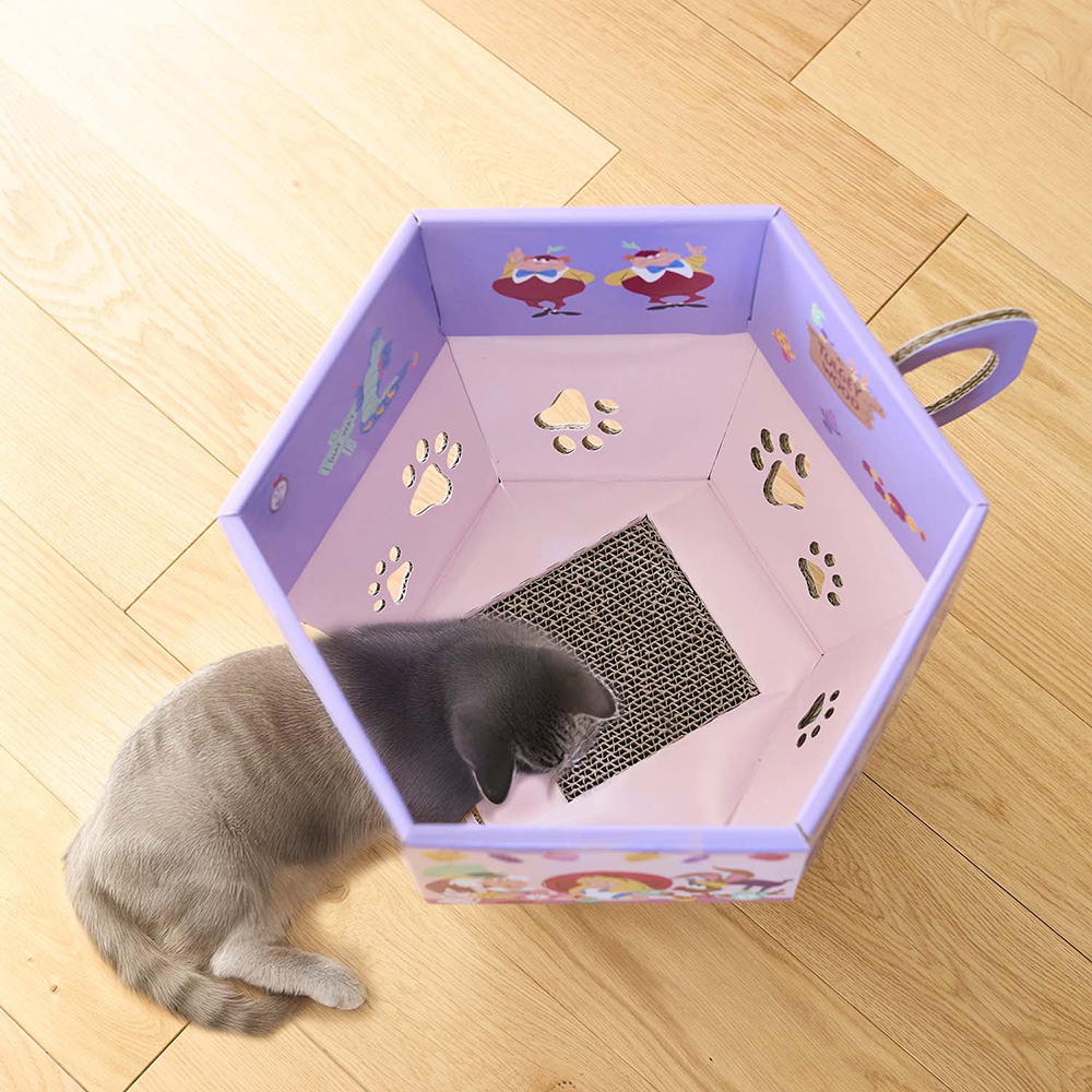 ティーカップ型の猫の爪とぎ「ふしぎの国のアリス」(ディズニー/Disney) ティーカップ型の猫の爪とぎ「ふしぎの国のアリス」(ディズニー/Disney)