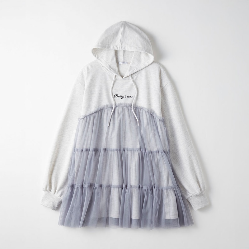 ホワイト杢グレー