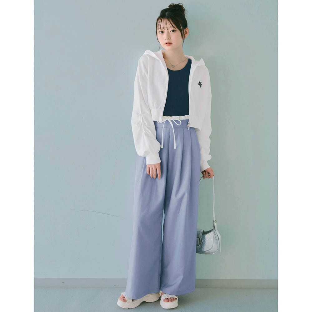 グレイッシュサックス／モデル身長160cm・サイズJ-M