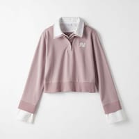 ピンクグレージュ×オフホワイト