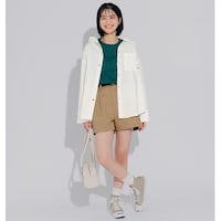 オフホワイト／モデル身長164cm・サイズJ-M