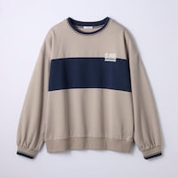 グレージュ×ネイビー