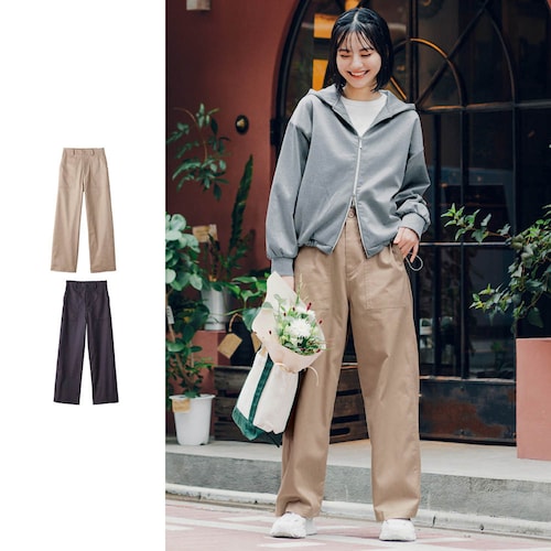 ワイドベイカーパンツ(ウエスト調節可) 【子供ズボン】