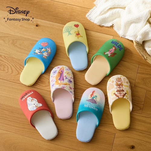 【新柄登場】 選べる楽しさ！プリントがかわいい洗えるソフトスリッパ(選べるキャラクター)