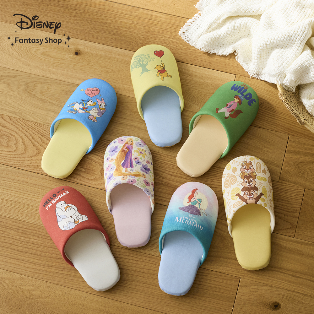 【新柄登場】 選べる楽しさ!プリントがかわいい洗えるソフトスリッパ(選べるキャラクター)