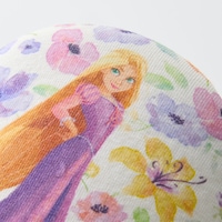 インクジェットプリントにより、水彩画のような多色使いのデザインを表現