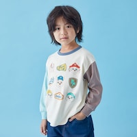 集合（ブラウン系）／モデル身長110cm・110サイズ着用
