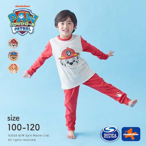 パウ・パトロール フェイスプリント長袖パジャマ 【子供パジャマ】