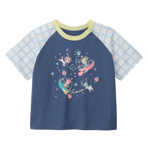 SWIMMERコラボ ラグラン半袖Ｔシャツ 【ベビー服】