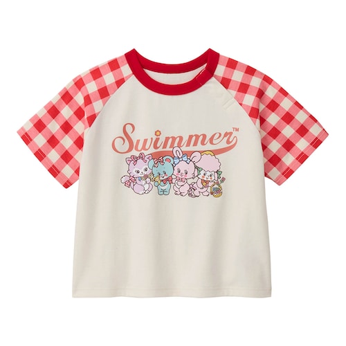 SWIMMERコラボ ラグラン半袖Ｔシャツ 【ベビー服】