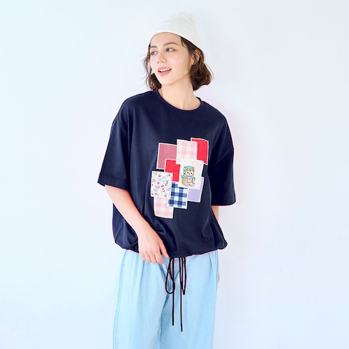 SWIMMERコラボ ドロストレディース五分袖Ｔシャツ