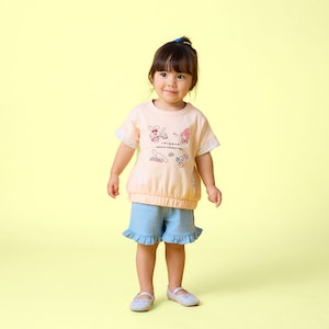 ピンク／モデル身長81cm・80サイズ着用・体重10.5kg