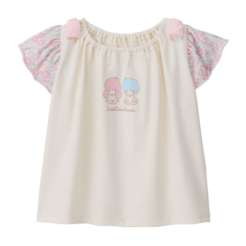 肩リボン半袖Ｔシャツ（サンリオキャラクターズ） 【ベビー服】